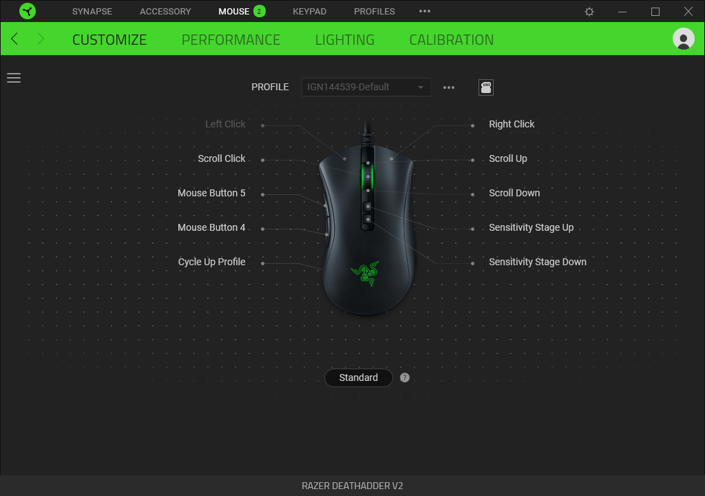 Razer deathadder v2 software synapse 3