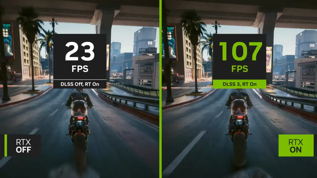 Nvidia DLSS en Cyberpunk